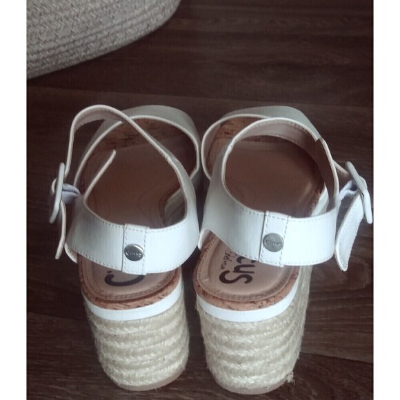Circus By Sam Edelman Women's  Warren Platform Sandal White/Natural 9.5 EUR 39.5 - Picture 4 of 11